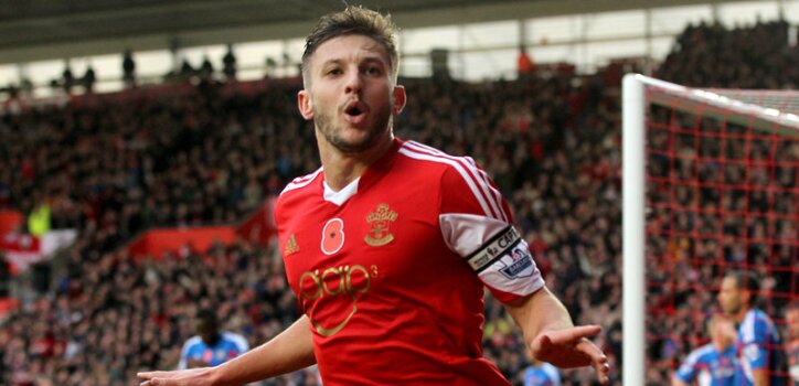 Southampton-v-Hull-Adam-Lallana-celeb-pa_3033154